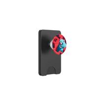 Mostro blu nel labirinto rosso PopSockets PopWallet per MagSafe