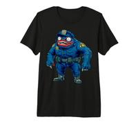 Mostro della Polizia/poliziotta Maglietta Premium
