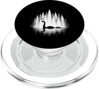Mostro di Loch Ness in acqua silenziosa sotto le stelle della sera PopSockets PopGrip per MagSafe