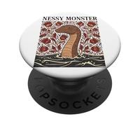 Mostro di Loch Ness Nessie Arte Popolare Criptide PopSockets PopGrip Adesivo