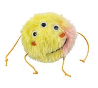 Mostro di peluche Trixie con erba gatta - 1 pz, giallo / rosa