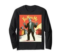 Mostro Divertente Che Dice Che Mi Fai Sentire Vivo Umorismo Donne Uomini Maglia a Manica
