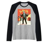 Mostro Divertente Che Dice Che Mi Fai Sentire Vivo Umorismo Donne Uomini Maglia con Maniche Raglan
