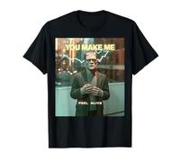 Mostro Divertente Che Dice Che Mi Fai Sentire Vivo Umorismo Donne Uomini Maglietta