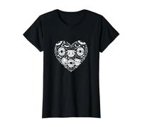 Mostro Mash Cuore Halloween Maglietta con Stampa Grafica Economica