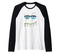 Mostro Nerd Maglia con Maniche Raglan