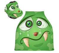 Mostro Pazzo Verde Passeggino Tettoia Copri Seggiolino Copertura Infermieristica Auto per Bambini per L'Allattamento Al Seno Morbido Traspirante Elastica Tettuccio