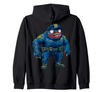 Mostro poliziotta/Mostro della Polizia Felpa con Cappuccio