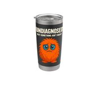 Mostro triste non diagnosticato Qualcosa non va Bicchiere termico in acciaio inox doppia parete