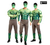 Mostro Verde Eroe Costume Carnevale Uomo Cosplay Man Simile HULK01 SUHEAV2
