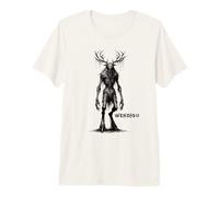 Mostro Wendigo Skinwalker Cryptid Evil Horror Mostro Maglietta Premium
