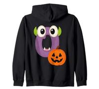 Mostro Zucca Halloween Fun Boo Carino Felpa con Cappuccio
