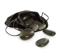 MostroMania - Pietre Benessere in Marmo - Pietre per Massaggi Rilassanti - 9 Pietre + Sacchetto in Velluto - Kit Benessere per il Corpo - Massaggio Indiano Rilassante - Regali di Natale