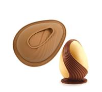 mostsom Stampi in silicone per cuocere caramelle, cioccolato, biscotti, oreo, mini sapone, budino, gelatina, muffin, dolcetti per cani, ideali per cupcake, cubetti di ghiaccio e gelatina (D_ uovo di
