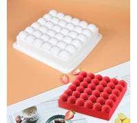 mostsom Stampo in silicone per mousse, cioccolato, Cheesecake Bolle, teglia flessibile per caramelle, dessert, cubetti di ghiaccio, antiaderente, adatta al congelatore e al forno (C_ Bubbles)