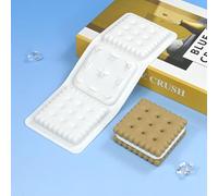 mostsom Stampo in Silicone per Mousse, Stampi 3D a Forma Quadrata, Stampo in Silicone per Biscotti, per Mousse, Torta, Dolci al Cioccolato, Tartufi, Utensili da Pasticceria, Accessori da Cucina (E