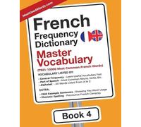 Mostusedwords French Frequency Dictionary - Master Vocabulary (Tascabile)