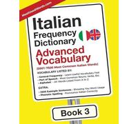 Mostusedwords Italian Frequency Dictionary - Advanced Vocabulary (Tascabile)