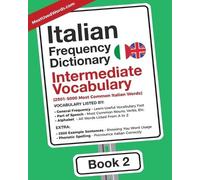 Mostusedwords Italian Frequency Dictionary - Intermediate Vocabulary (Tascabile)