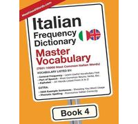 Mostusedwords Italian Frequency Dictionary - Master Vocabulary (Tascabile)