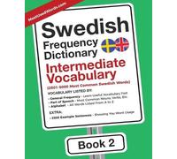 Mostusedwords Swedish Frequency Dictionary - Intermediate Vocabulary (Tascabile)