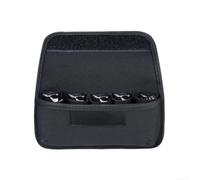 MoSundi 1680D Nylon Camera Film Case Secure Elastic Bands, Grande, Custodia | Blocca i danni ai raggi X, contiene 5 rotoli, elastici di sicurezza, nylon 1680D, grandi dimensioni 18,7 cm