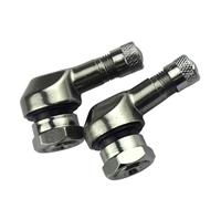 MoSundi 2pcs 11.3mm 90 gradi per estensori valvola pneumatico alluminio | 2 adattatori per valvole di pneumatici angolati a 90 gradi, 11,3 mm, per moto e biciclette