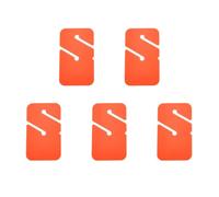 MoSundi 5 frecce triangolari rotonde rettangolari per marcatori per grotte e immersioni tecniche, accessori per corda guida subacquea, ABS luminoso e resistente alla corrosione per pennarelli