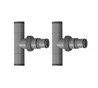 MoSundi Adattatore/connettore per tubo della piscina, adattatore per sistema di filtraggio a sabbia, connessione da 38 mm/32 mm per pompa intex per piscina fuori terra e filtro per piscina (da 3,8 cm