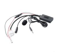 MoSundi Cavo adattatore AUX wireless con microfono per modulo radio Honda GL1800 2001-2014 F6B 2013-2014, nero, 25 cm