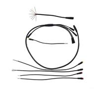 MoSundi Cavo di integrazione da 1 a 5 per bicicletta elettrica, cavo connettore a 10 pin, per display faro Ebike, acceleratore, sistema frenante, nucleo in rame nero, 235 mm