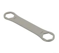 MoSundi Chiave a doppia testa, per forcelle RockShox Fox, strumento per bicicletta in acciaio inox per manutenzione sospensione, chiave per manutenzione ciclismo (24-26 mm)