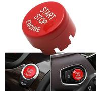 MoSundi Copertura per pulsante di avviamento/arresto motore in ABS rosso, compatibile con BMW F20 F21 F22 F23 F30 F31 F32 F33 F10 F11 F12 F13 F01 F02 F48 F25 F26 F15 F16