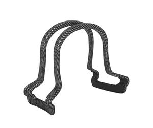 MoSundi Correttore per archi per violino 4/4 3/4 1/2 violini, guida ad arco per pratica didattica, collimatore in filo di acciaio nero