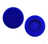 MoSundi Cuscinetti auricolari di ricambio per cuffie KOSS PortaPro in morbida pelle proteica, cuscinetti in schiuma ad alta densità, isolamento acustico, 50 mm, nero (arancione, 2 pezzi)