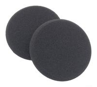MoSundi Cuscinetti auricolari di ricambio per cuffie Koss PortaPro, morbidi cuscinetti in memory foam ad alta densità, isolamento acustico, 50 mm, nero (Blakc, 2 pezzi)