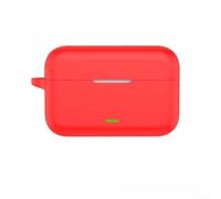 MoSundi Custodia in silicone per Realme Buds T500 Pro, antigraffio, sottile, in gel di gomma, accessorio per cellulare, colore bianco (rosso)