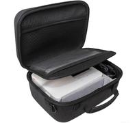 MoSundi Custodia rigida in EVA per stampante Canon CP1500, custodia protettiva per il trasporto con interno anti-shock, supporto portatile per stampante fotografica, grigio e nero, 25 x 18 x 13 cm