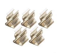 MoSundi Dieci resistenti clip a molla per attrezzi, realizzate in acciaio al manganese, adatte per garage, capannoni, patii, armadi e altri luoghi. (6 mm)