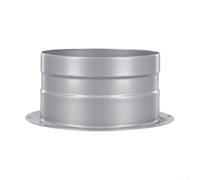 MoSundi Flangia di sfiato da parete in metallo, 96 cm, flangia del connettore per condotto con tolleranza alle alte temperature e agli agenti atmosferici, per adattatore per tubo dell'aria da parete