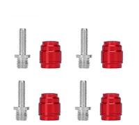 MoSundi Kit di montaggio tubo freno per sistemi SRAM e Magura, ghiere in acciaio inox con teste olivine in alluminio, confezione da 4, 12 x 7 x 8 mm