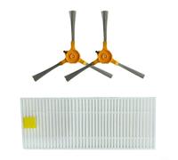 MoSundi Kit di ricambio per aspirapolvere, 1 filtro 2 spazzole laterali per Explorer20 40 Serie per aspirapolvere robot Smart Force Essential
