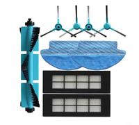 MoSundi Kit di ricambio per aspirapolvere, spazzola a rullo, 2 pezzi straccio, 4 spazzole laterali, 2 filtri per aspirapolvere Cecotec per Conga serie 3090