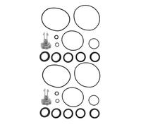 MoSundi Kit O-Ring 25013 per pompe filtro a sabbia Intex, 2 set con 2 valvole di rilascio aria (10460), 8 O-ring a forma di L (11228), guarnizioni serbatoio e valvola di scarico, parti di ricambio in