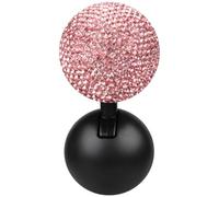 MoSundi Leva di ricambio per pulsante di avviamento e arresto del motore, con strass di cristallo, compatibile con la maggior parte dei modelli di auto, bianco/rosa/blu