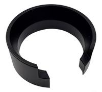 MoSundi Macinacaffè in alluminio magnetico anti-spray ad anello dosatore compatibile con 9010B/C e modelli, argento (nero)