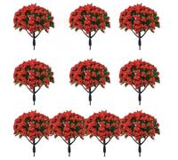 MoSundi Per alberi modello per treno Diorama Scenery Layout, scala 1:150 1:100, decorazione artificiale della foresta, plastica, 6 cm/8 cm, per la costruzione di modellini di sabbia da tavolo