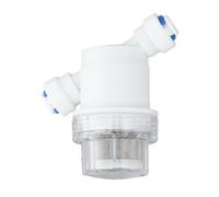 MoSundi Per mini filtro Quick Connect per casa e giardino - filettatura 1/4" 3/8", acciaio inossidabile 40 micron per rete, tazza trasparente per una facile manutenzione e flusso d'acqua per il