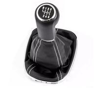 MoSundi Pomello per leva del cambio a 6 marce, in pelle nera, per Opel Corsa D S07 (2006 2014), per un'esperienza di guida migliorata