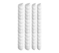 MoSundi Protezione a spirale bianca della corteccia di plastica a 15,7